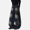 Fashionable Frayed Edge Boot Cut Denim