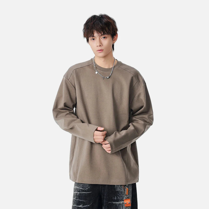 Plush Clean-Tone Color Weekend Long Sleeve T-Shirt