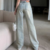 Classic Faded High-Rise Wide Denim