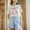 Aged Cotton Oversized Designed T-Shirt