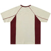 Plush Turn-Of-Era Artwork Fragment V-Neck Boxy-Fit T-Shirt