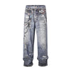 2000s Link Decoration Bell Leg Denim