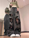 Heritage Oversized Cutting Torn Denim