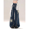 2000s Faded Stellar Patch Bell Denim