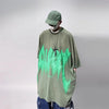 Throwback Concrete-Jungle Boxy-Fit Rebel-Cut Print T-Shirt