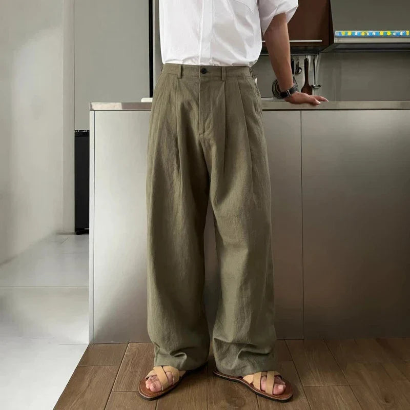 Military Linen Trousers