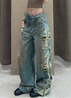 Metro Relaxed Heritage Oversized Torn Denim
