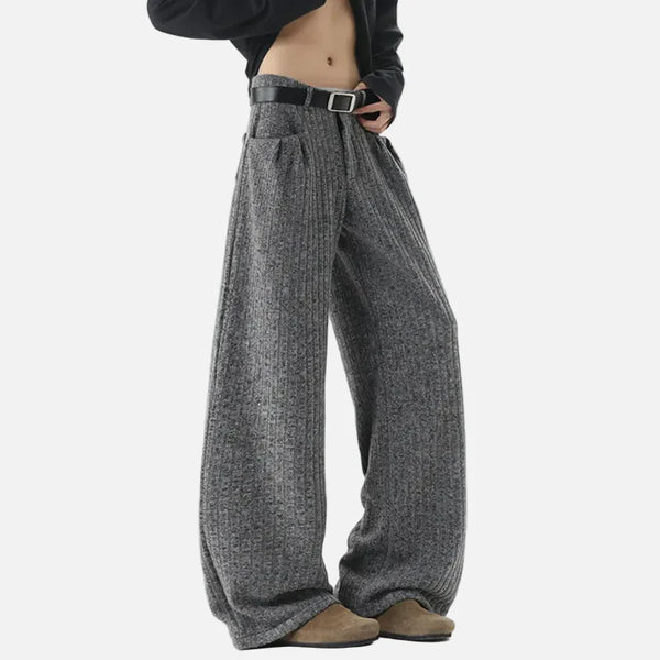 Minimal Stripe Trousers alternatif görünüm