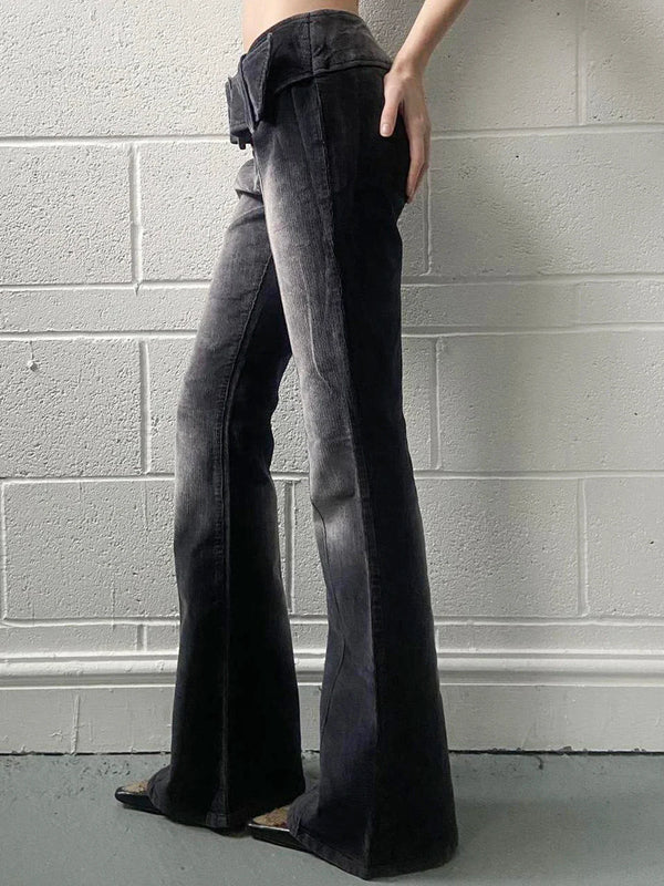2000s Heritage Bell Bell Leg Denim alternatif görünüm