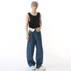 High quality personalized fold waist Denim