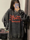 Shattered Heart Print Sweatshirt