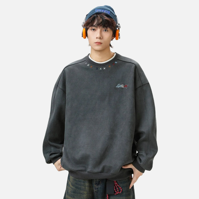 Velour Era Premium Crewneck