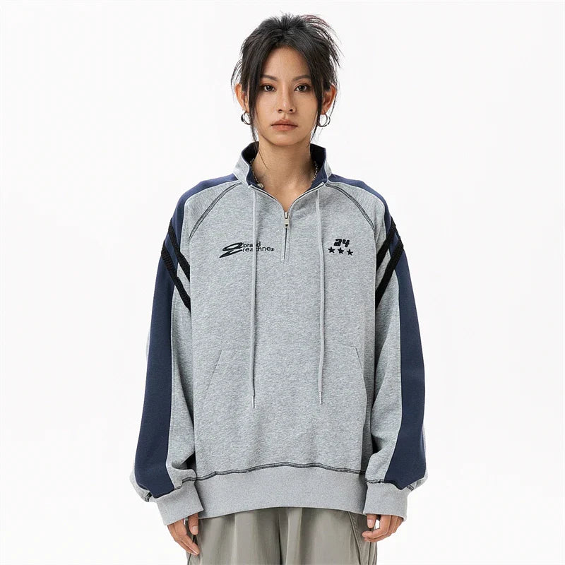Tokyo Drop Shoulder Zip Top
