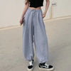 Kadın Wide Leg Western Baskılı Jogger, arka görünüm — Navra Wear