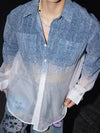 Ombre Wash High-Grade Design Shirt