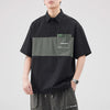 Corean Style Vibrant Short Sleeve Crewneck Collar-Knit T-Shirt