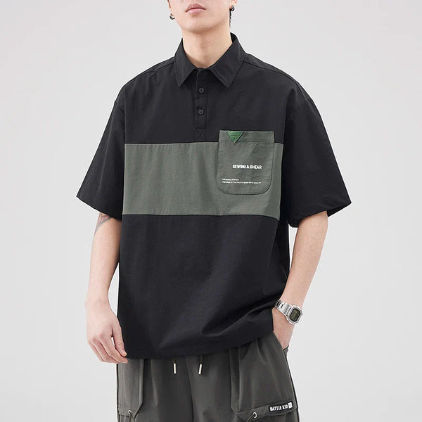 Corean Style Vibrant Short Sleeve Crewneck Collar-Knit T-Shirt