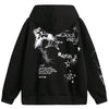 Oversized Graffiti Bold Hooded Top