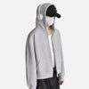 Double End Zip Solid Hood