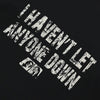 Casual Printed Letters Graphic Sweatshirt