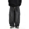 Black Relaxed Utility Denim Trousers