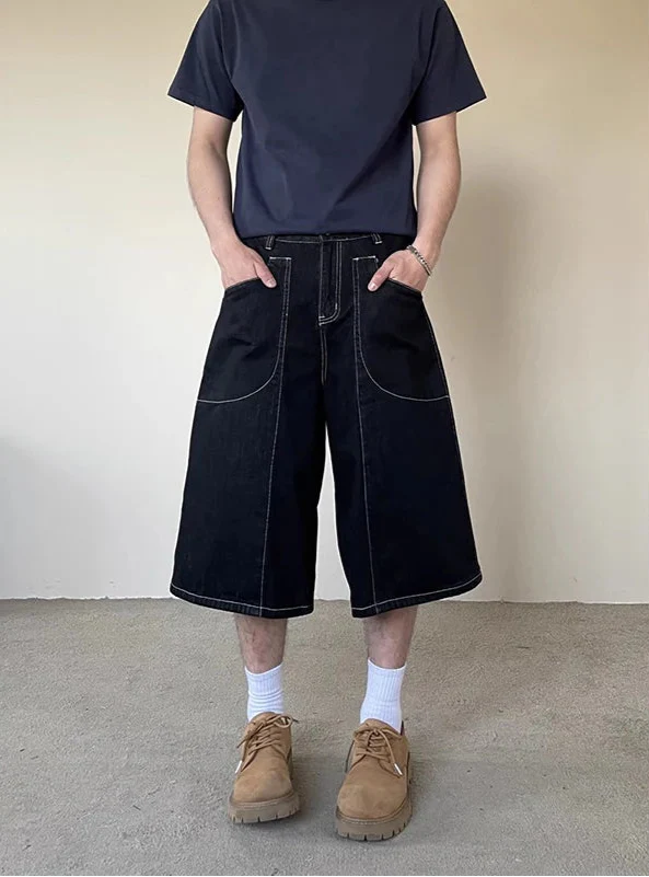 Dark Seoul Aesthetic Shorts