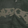 Fitted Stitch Zip Hood Sweatshirt