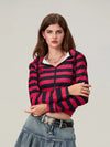Classic Stripe Zip Hoodie