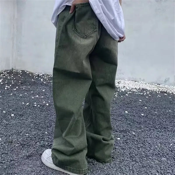 Metro Ombre Green Denim High-Rise Denim alternatif görünüm