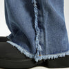 Stitched Relaxed Footed Denim