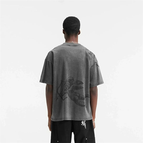 Aged Revival Cherub Short Sleeve T-Shirt alternatif görünüm