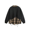 Stitch Torn Splice Long Sleeve