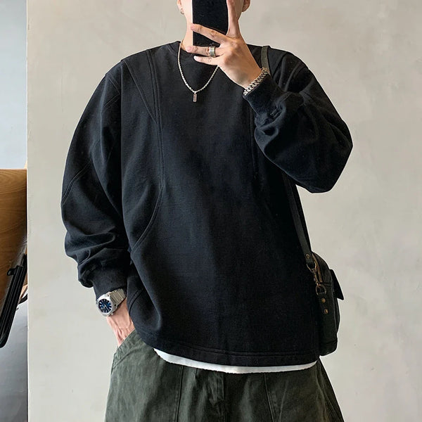 Premium Boxy Y2K Hip-Hop Sweatshirt alternatif görünüm