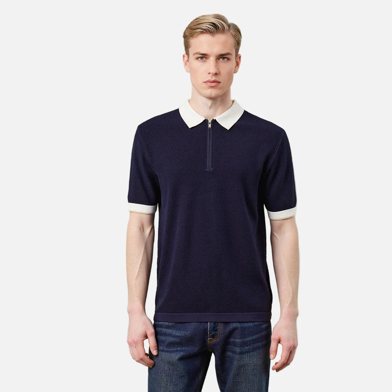 Back-In-Time Heartland Style Enduring Placket-Neck T-Shirt