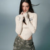 Worn Rib Grunge Sweatshirt