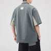 Corean Style Vibrant Short Sleeve Crewneck Collar-Knit T-Shirt