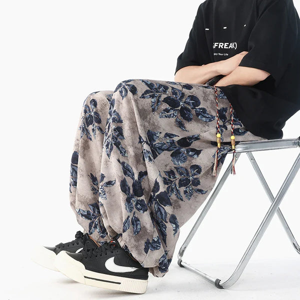 Comfort Print Harem Trousers alternatif görünüm