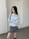 Halter Two-Piece Fake Elegant T-Shirt