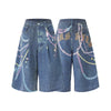 Stylish Relaxed Straight Cropped Denim Shorts