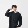 Neck Crew Minimalist Hop Hip Long Sleeve T-Shirt