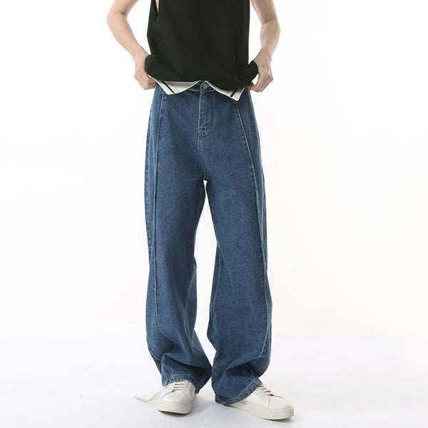 High quality personalized fold waist Denim