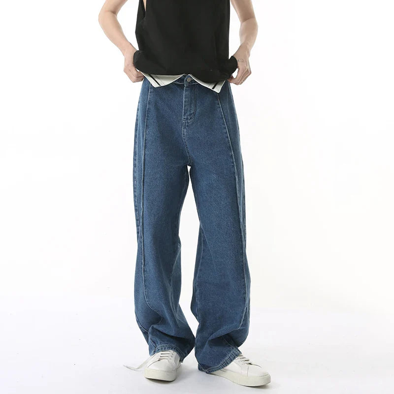 High quality personalized fold waist Denim
