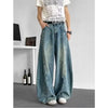 Relaxed Bell Leg Urban Dance Denim