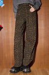 2000s Wild Print High-Rise Slimming Denim