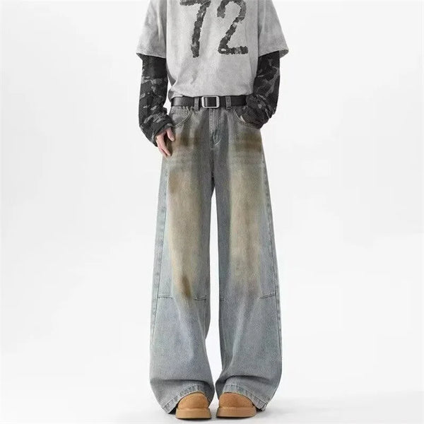 Metro Heritage Faded Bell Leg Denim