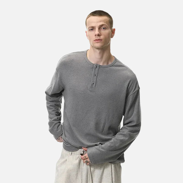 Fit Relaxed Style Lazy Cozy Long Sleeve T-Shirt