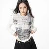 Digital-Age Han River Print Print T-Shirt