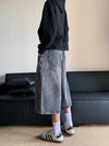 2000s Plain Rinse Denim Shorts