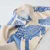 Cobalt Fish Motif Summer Top