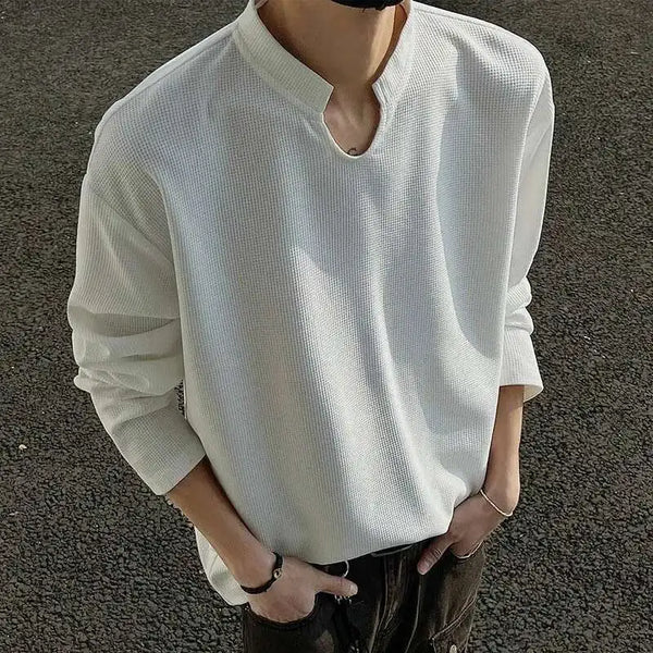 Current Long Sleeve Simple T-Shirt alternatif görünüm